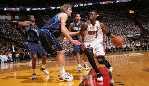 Platz 19: Dwyane Wade (Miami Heat, 2005/06) - Overall-Rating: 95 (Dreier: 73, Dunk: 80).