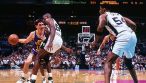 Platz 26: John Stockton (Utah Jazz, 1997/98) - Overall-Rating: 93 (Dreier: 87, Dunk: 25).