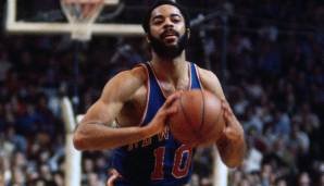 Platz 30: Walt Frazier (New York Knicks, 1971/72) - Overall-Rating: 93 (Dreier: 74, Dunk: 61).
