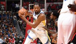 Platz 8: Kevin Durant (Golden State Warriors) – 210 Punkte in sechs Spielen gegen die L.A. Clippers (2018/19) – 35 Punkte, Serie: Gewonnen