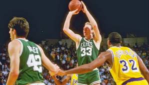 PLATZ 25: Larry Bird (1979 - 1992) - 99 Playoff-Siege für die Boston Celtics.