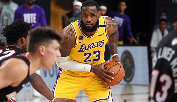 LeBron James steht kurz vor seiner vierten Championship - es wäre die erste mit den Los Angeles Lakers.