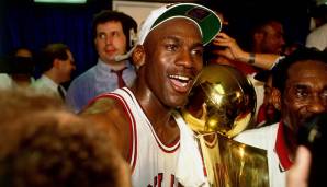 Platz 18: Michael Jordan - 6 Finals-Teilnahmen mit den Bulls - Siegquote 100 Prozent (6-0)