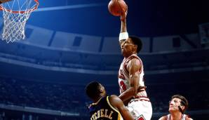 Platz 18: Scottie Pippen - 6 Finals-Teilnahmen mit den Bulls - Siegquote 100 Prozent (6-0)