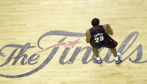 Platz 4: LeBron James - 10 Finals-Teilnahmen mit den Cavaliers, Heat und Lakers - Siegquote 33,3 Prozent (3-6)