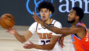Die Suns überraschten mit Johnson als 11. Pick im Draft 2019, in seiner Rookie-Saison wusste er aber zu überzeugen. Johnson ist ein elitärer Schütze, mehr als die Hälfte seiner Feldwurfversuche kamen aus der Distanz. Auch defensiv solide.