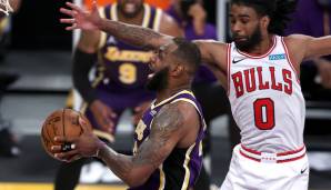 LeBron James und die Los Angeles Lakers haben nur mit viel Mühe einen Sieg gegen die Chicago Bulls eingefahren.