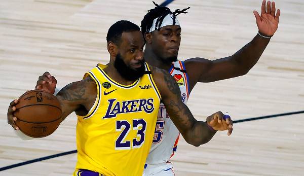 LeBron James führte die Lakers in OKC zum siebten Auswärtssieg in Serie.