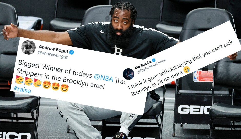 Auf einmal ging alles schnell. James Harden wurde von Houston nach Brooklyn getradet und natürlich reagierte auch die NBA-Gemeinde in den sozialen Medien. Wir haben die besten Tweets gesammelt.