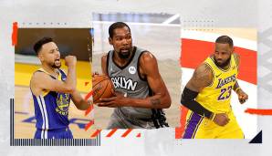 Die NBA hat einen ersten Zwischenstand des Fan-Votings zum All-Star Game 2021 veröffentlicht. SPOX präsentiert die Top 10 der Guards und Forwards aus dem Osten und Westen.