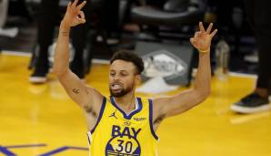 Platz 2: Stephen Curry (Golden State Warriors) – Gesamt-Einnahmen: 74,4 Mio. Dollar (34,4 Mio. Gehalt, 40 Mio. Sponsorenverträge) – u.a. Under Armour
