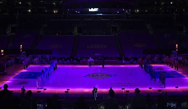 Die Los Angeles Lakers könnten im Staples Center schon bald wieder vor Fans spielen.
