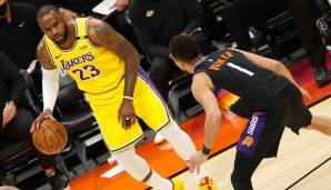 LeBron James ist mit den Los Angeles Lakers nur an 7 gesetzt.