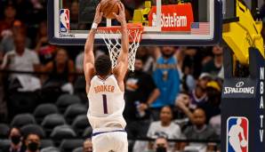 DEVIN BOOKER (Guard, Phoenix Suns) - Stimmen fürs First Team: 0 - Stimmen fürs Second Team: 3 - Stimmen fürs Third Team: 12 - Gesamtpunktzahl: 21