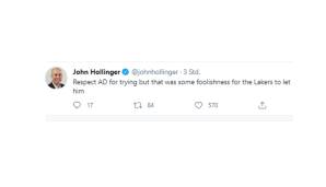 John Hollinger (The Athletic)