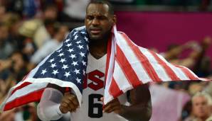 LeBron James gewann mit Team USA zwei olympische Goldmedaillen.