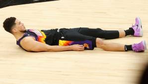 Platz 3: DEVIN BOOKER - 1 Jahr Pauls Teamkollege bei den Suns (2020 - heute) - Karriere-Statistiken: 23,0 Punkte, 3,7 Rebounds und 4,6 Assists bei 45,5 Prozent aus dem Feld (409 Spiele)