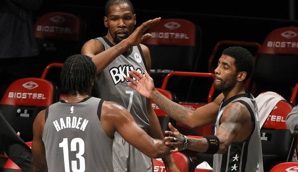 Die Brooklyn Nets um Kevin Durant, James Harden und Kyrie Irving sind im Sommer noch stärker geworden.