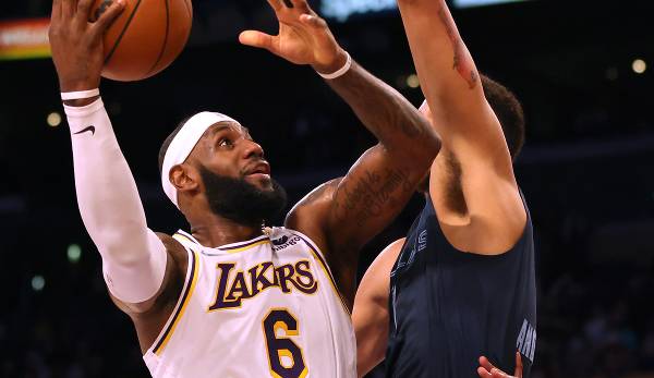 LeBron James und die Los Angeles Lakers haben gegen Memphis den ersten Saisonsieg eingefahren.