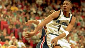 PENNY HARDAWAY | NBA-Draft: 3. Pick 1993 | Saisons in der NBA: 14 (Magic, Suns, Knicks, Heat) | Statistiken: 15,2 Punkte, 4,5 Rebounds und 5,0 Assists bei 45,8 Prozent aus dem Feld und 31,6 Prozent von Downtown (704 Spiele)