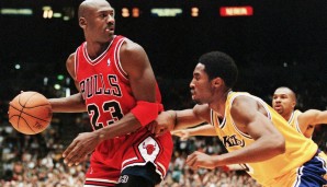 KOBE BRYANT | NBA-Draft: 13. Pick 1996 | Saisons in der NBA: 20 (Lakers) | Statistiken: 25,0 Punkte, 5,2 Rebounds und 4,7 Assists bei 44,7 Prozent aus dem Feld und 32,9 Prozent von Downtown (1.346 Spiele)