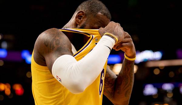LeBron James gab nach 8 Spielen Pause sein Comeback für die Los Angeles Lakers.