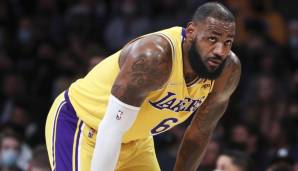 LeBron James und die Lakers haben nun vier Spiele in Folge verloren.