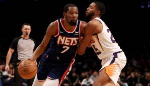 STEALS - Platz 2: MIKAL BRIDGES (Phoenix Suns) - 7 Steals am 27. November 2021 bei den Brooklyn Nets