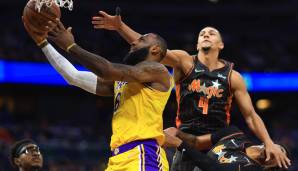 LeBron James und Carmelo Anthony haben die Lakers zum Sieg in Orlando geführt.