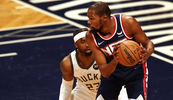 Durant war gegen die Bucks allein auf weiter Flur - und hofft darauf, dass Irving künftig immer dabei sein kann.