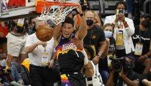 Devin Booker verewigte sich zuletzt ebenfalls in den Geschichtsbüchern der Phoenix Suns, auch er hält bei seinem Team bereits den Rekord. Wir schauen auf die Spieler mit den meisten 40-Punkte-Spielen jeder Franchise und ihren Career-High für dieses Team.