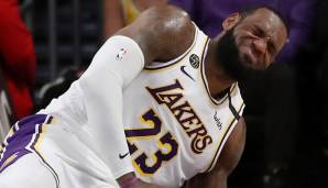 LeBron James verletzte sich in New Orleans am Knöchel.