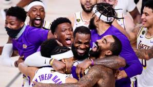 Der Ausgang in Orlando ist bekannt, in den Finals setzten die Lakers sich in sechs Spielen gegen die Heat durch und LeBron durfte seine erste Championship für seine neuen Farben bejubeln.