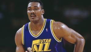 Platz 20: KARL MALONE (Utah Jazz) - 61 Punkte bei 21/26 Würfen aus dem Feld und 19/23 Freiwürfen am 27. Januar 1990 gegen die Milwaukee Bucks: 84,4 Prozent True Shooting Percentage
