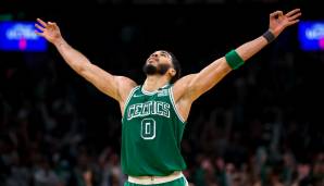 Platz 5: JAYSON TATUM (Boston Celtics) - 54 Punkte (16/30 FG, 8/15 Dreier, 14/17 FT) am 6. März 2022 gegen die Brooklyn Nets
