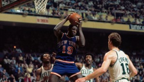 Platz 17: WILLIS REED | Team: New York Knicks | Saison: 1966/67 | Punkteschnitt: 27,5 Punkte (4 Spiele) | Teamerfolg: erste Runde (1-3 vs. Celtics)