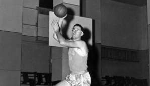 Platz 8: GEORGE MIKAN | Team: Minneapolis Lakers | Saison: 1948/49 | Punkteschnitt: 30,3 Punkte (10 Spiele) | Teamerfolg: Champion (4-2 in den Finals vs. Capitols)