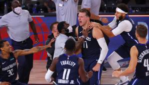 Platz 6: LUKA DONCIC | Team: Dallas Mavericks | Saison: 2019/20 | Punkteschnitt: 31,0 Punkte (6 Spiele) | Teamerfolg: erste Runde (2-4 vs. Clippers)
