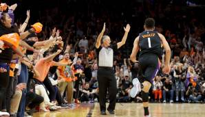 Platz 13: DEVIN BOOKER | Team: Phoenix Suns | Platzierung in der ersten Saisonhälfte: 13