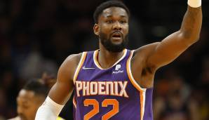 Platz 7: DEANDRE AYTON (Phoenix Suns) - 17,2 Punkte, 10,2 Rebounds 1,4 Assists über 57 Spiele (63,8 Prozent FG)