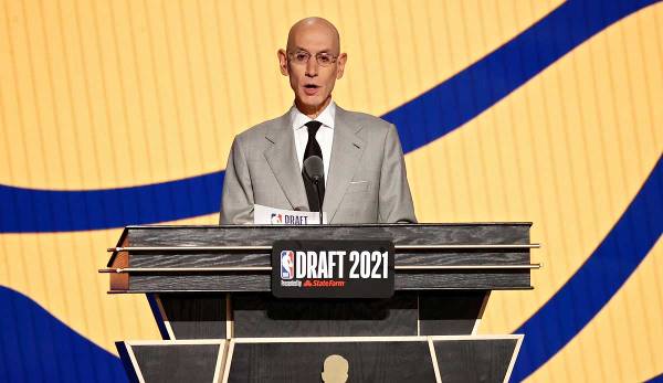 Commissioner Adam Silver wird auch in diesem Jahr beim NBA Draft 2022 die Namen der gedrafteten Spieler verkünden.