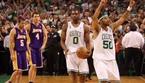 Platz 10: JORDAN FARMAR | Team: Los Angeles Lakers | Plus/Minus: -27 in 26 Minuten in Spiel 6 der NBA Finals 2008 gegen die Boston Celtics (92:131)