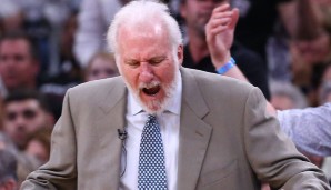 Gregg Popovich ist seit 1996 der Head Coach der San Antonio Spurs.