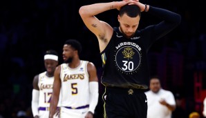 Stephen Curry gab gegen die Los Angeles Lakers sein Comeback nach gut einem Monat Pause.