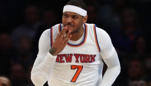 Carmelo Anthony spielte zwischen 2011 und 2017 für die New York Knicks.