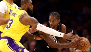 LeBron James und die Lakers schlugen die Clippers.