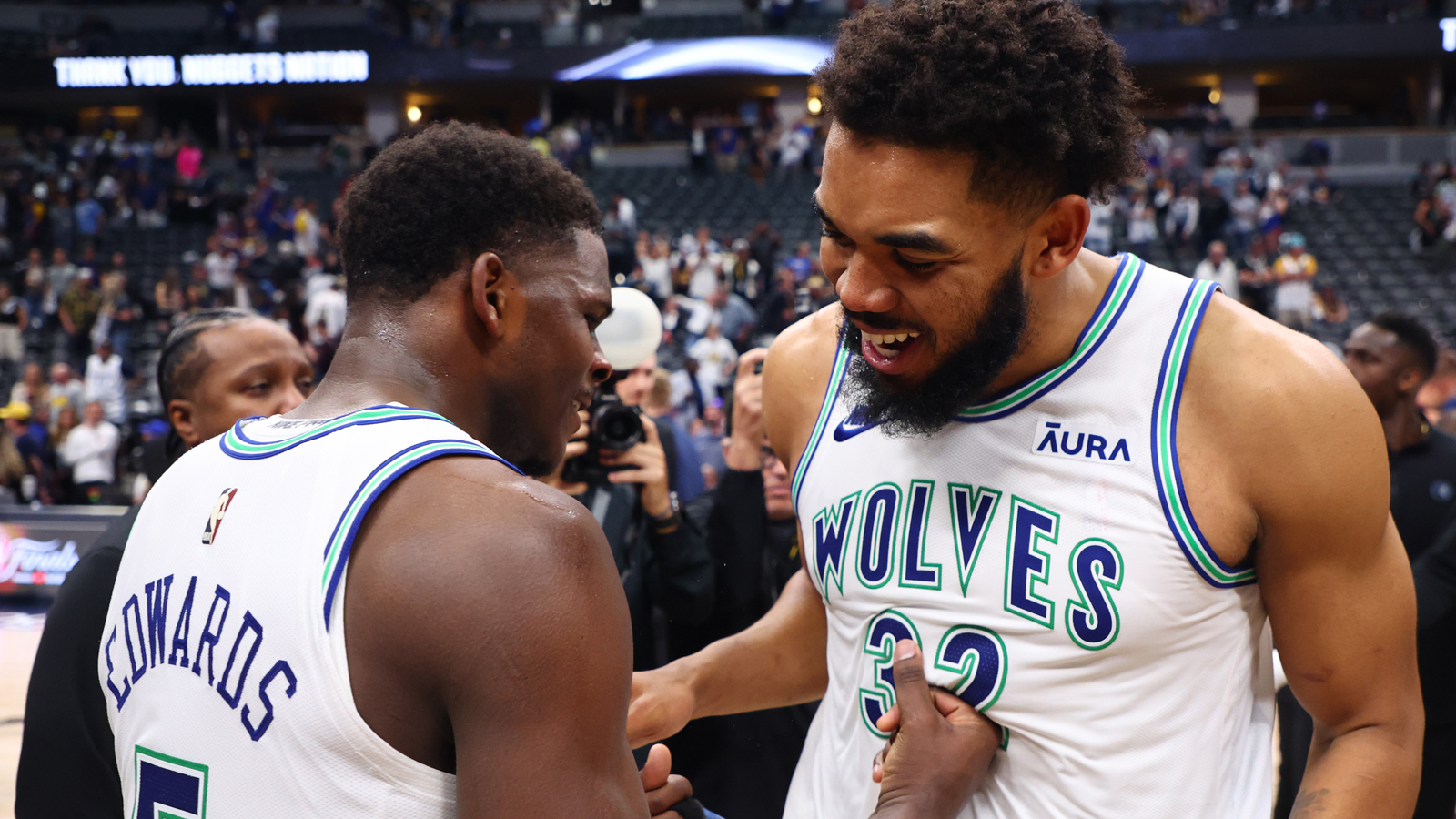 The return of the monster defeats the champion Denver!  The Timberwolves win Game 7 over the Nuggets and now problem Dallas