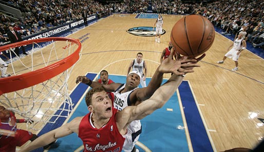Blake Griffin (l.) musste sich mit den L.A. Clippers den Dallas Mavericks geschlagen geben