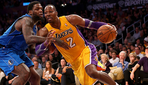 Lakers vs. Mavs: Dwight Howard im Duell mit Eddy Curry