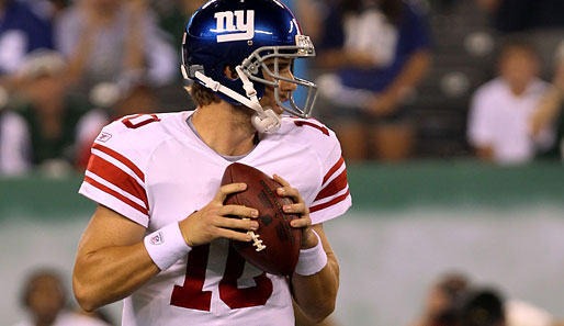 Eli Manning spielt seit 2004 für die New York Giants